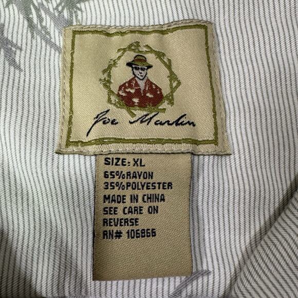 Mens Joe Marlin, extra large Hawaiian button up short sleeve shirt - Picture 7 of 7